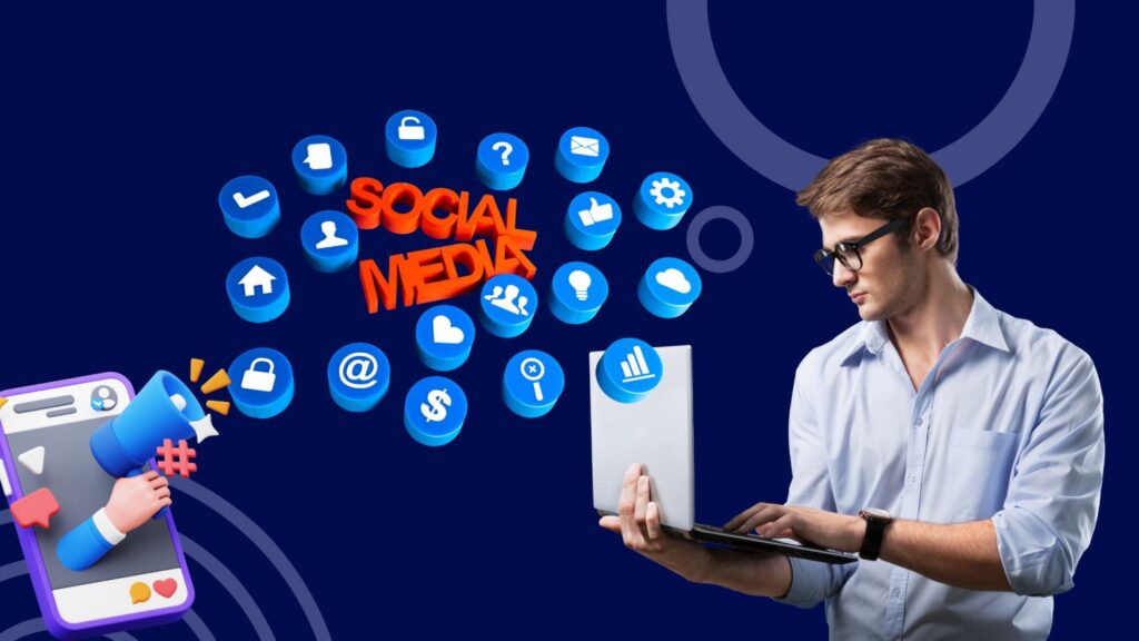 social media trend and work mode on